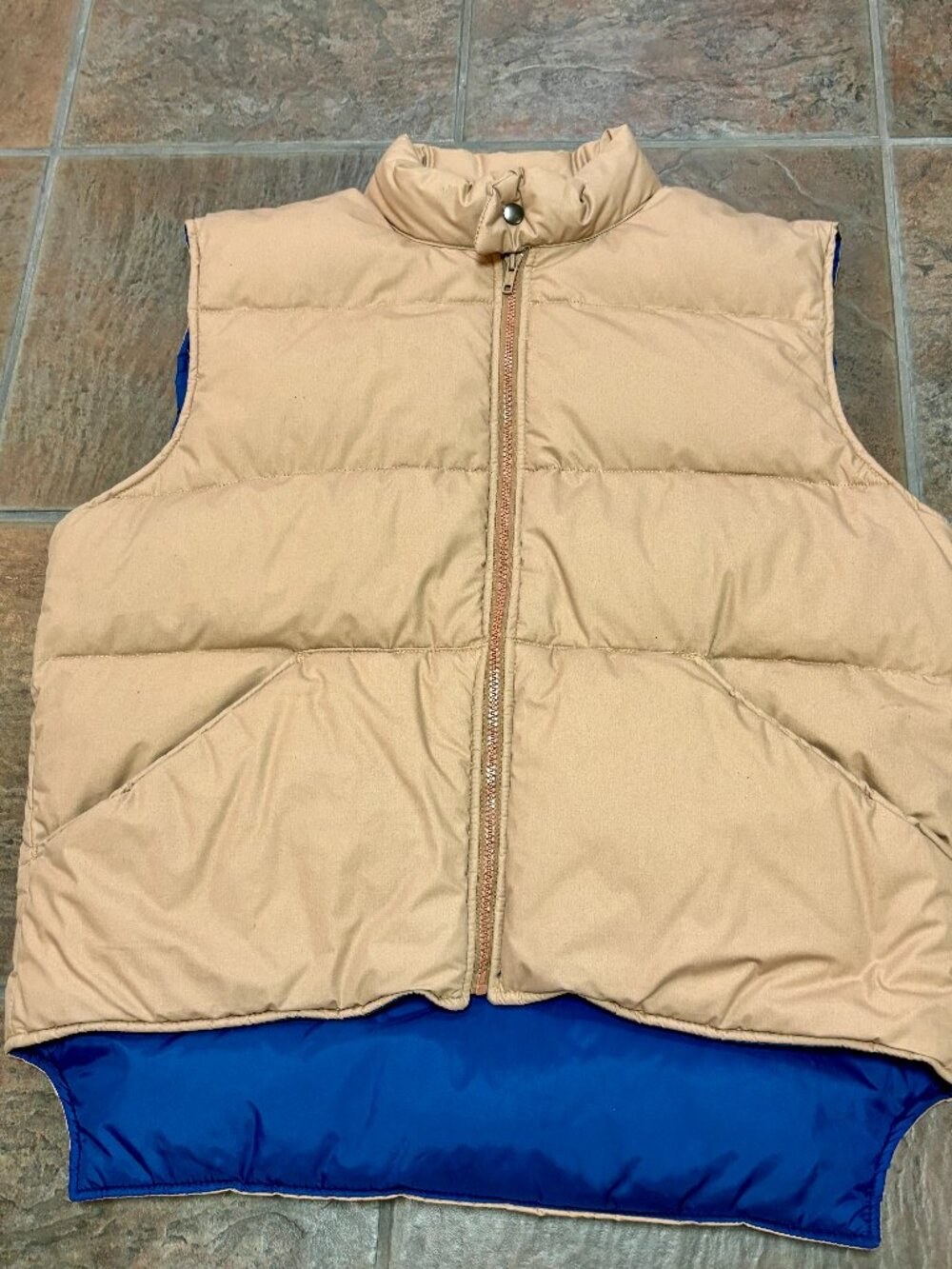 ~~Struggle Gear William Barry Brown Vintage Down Puffer Vest Size Large..VGUC!!